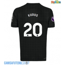 Camisa de time de futebol Tottenham Hotspur Mohammed Kudus #20 Replicas 2º Equipamento 2025-26 Manga Curta